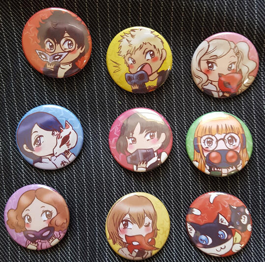 persona 5 buttons